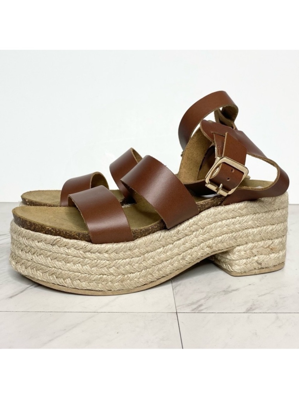 Steve Madden Kelton Espadrille Platform Sandal 8